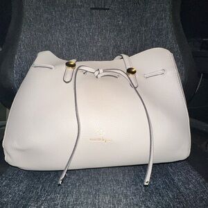 Nanette Lepore Satchel Shoulder Bag Purse Faux leather Floral pattern